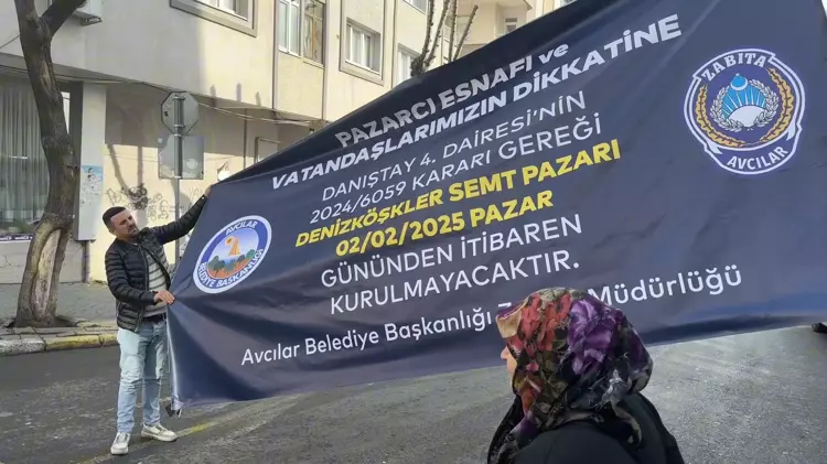 İstanbul'un 50 yıllık semt pazarı kapatıldı