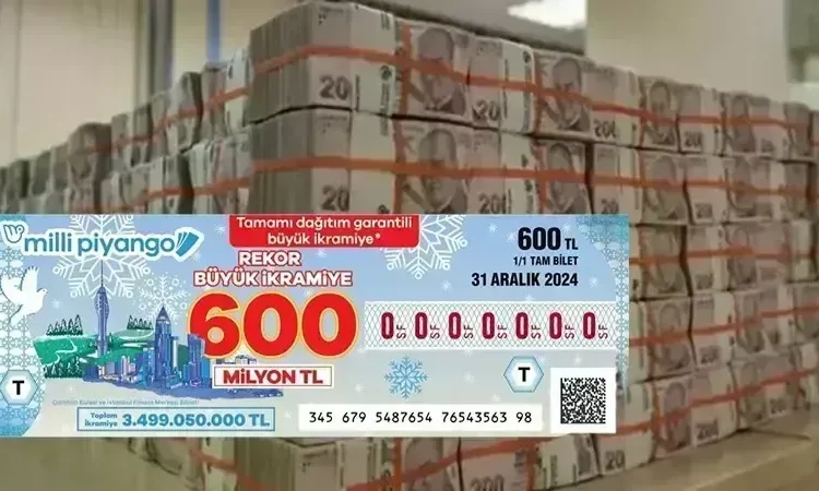 Milli Piyango yılbaşı çekilişinde büyük ikramiye çeyrek bilete çıktı 1 Milli Piyango yılbaşı çekilişinde büyük ikramiye çeyrek bilete çıktı