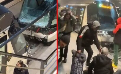 Strazburg’da iki tramvay kafa kafaya çarpıştı: Ağır yaralılar var! 1 Strazburg’da iki tramvay kafa kafaya çarpıştı: Ağır yaralılar var!