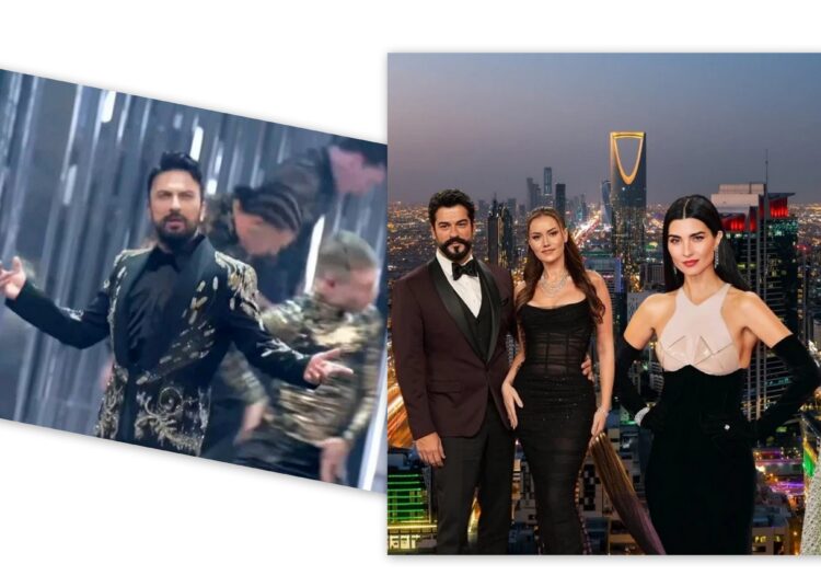 Riyad’da Tarkan konseri; Barış Arduç, Tuba Büyüküstün ödül sundu