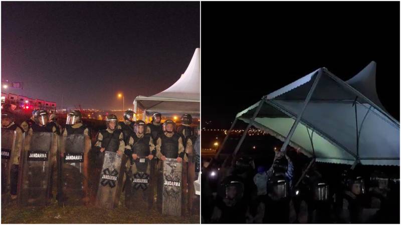 ‘Burası tarla, duramazsınız’ denilince Zafer Partililer toprağı kazdı, tohum attı