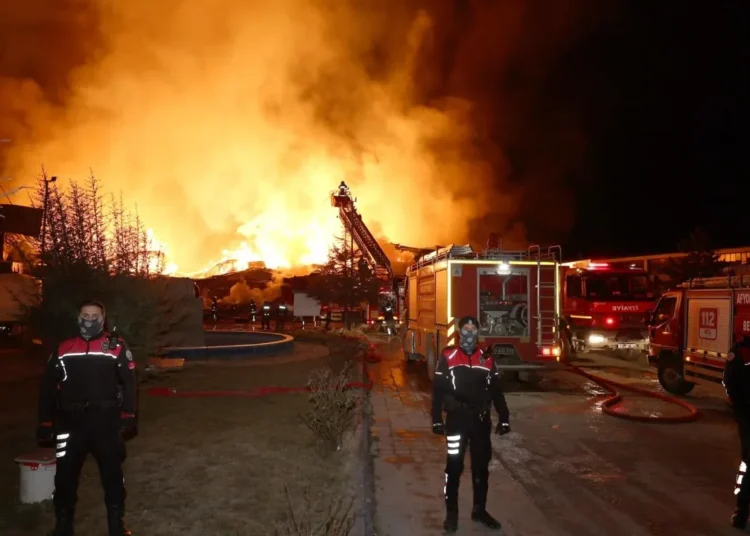 Afyonkarahisar’da orman ürünleri fabrikasında yangın
