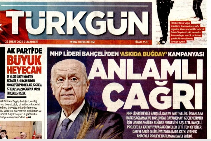 Nekahet sürecindeki Bahçeli kampanya başlattı: Askıda 9 gülek buğday