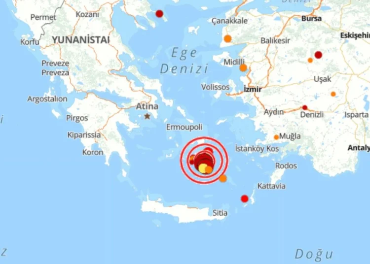Ege Denizi beşik gibi! Sabaha karşı peş peşe 3 deprem 1 Ege Denizi beşik gibi! Sabaha karşı peş peşe 3 deprem