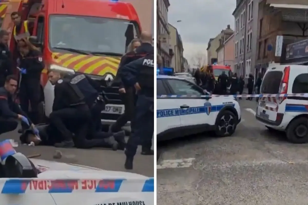 Fransa'da bıçaklı saldırgan 1 kişiyi öldürdü, 5 polisi yaraladı