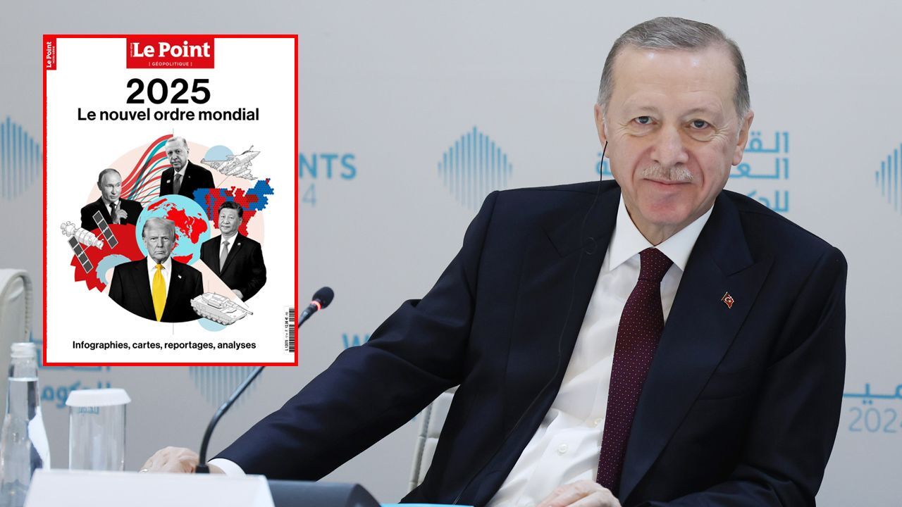 Fransız dergiden Erdoğan'lı kapak: Yeni dünya düzenini sağlayacak 4 lider