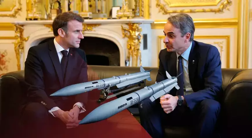 Yunan basınına göre Macron, Türkiye'ye Meteor füzesi satılmamasını isteyen Miçotakis'i reddetti
