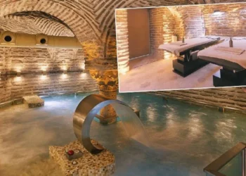 Tarihi masaj! 1500 yıllık sarnıcı SPA’ya çevirdiler