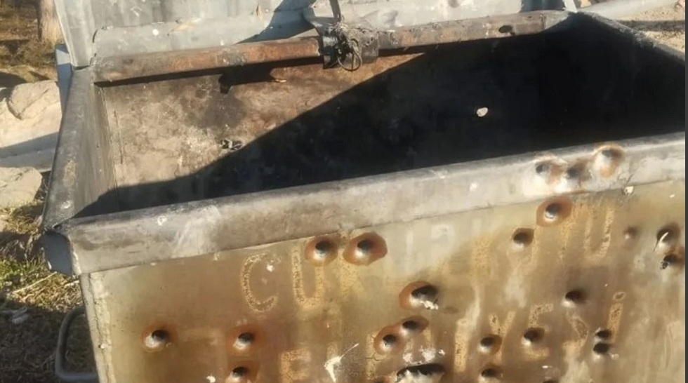 Çöp konteynerini kurşunlayanları ihbar edene 50 bin TL ödül!