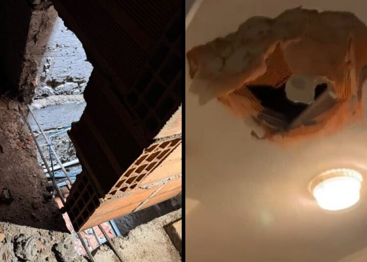 Erkek şiddeti sınır tanımıyor: Tavanı delip eve girdi, iki kadına saldırdı