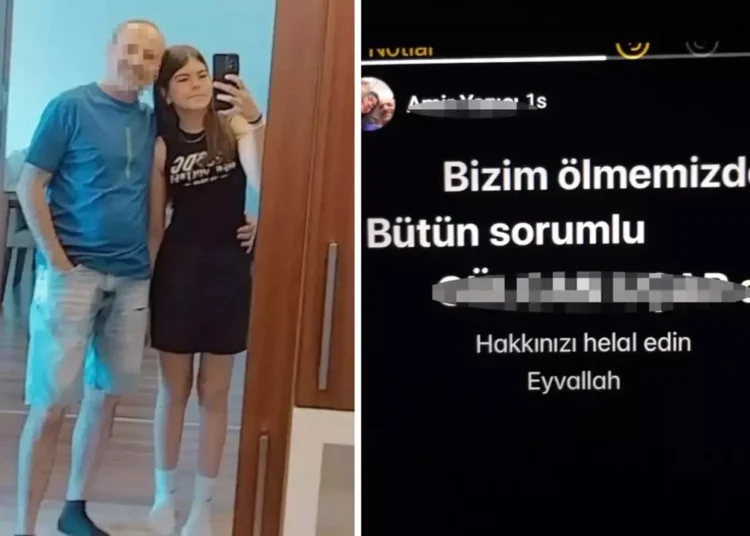 ”Ölümümüzden o sorumlu” paylaşımı yapan baba kanlar içinde, kızı ise ölü bulundu