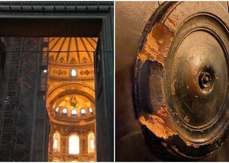 Ayasofya’nın ahşap kapısına zarar veren kişiye hapis cezası