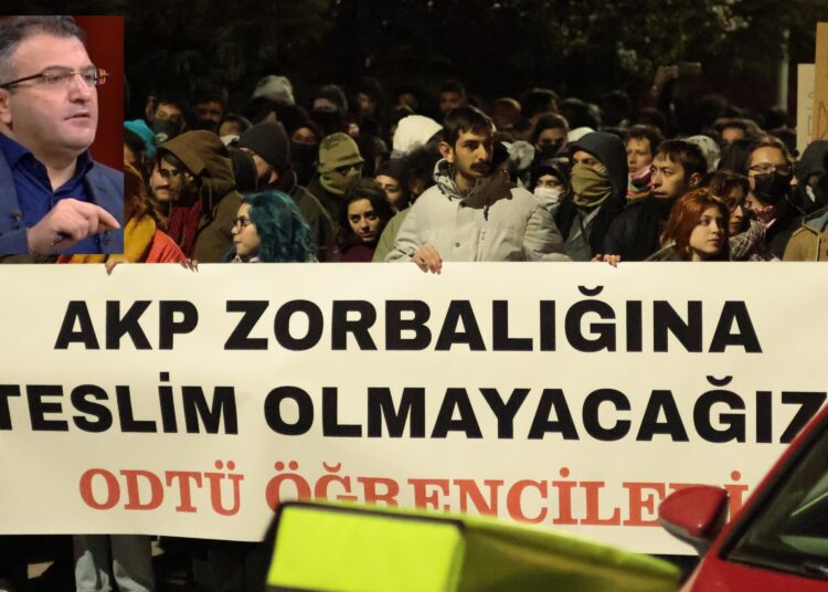 Cem Küçük’ten üniversiteli gençlere tehdit: Sokağa çıkarsanız not edilirsiniz!