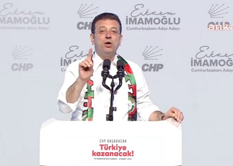 Ekrem İmamoğlu, Diyarbakır'da: Silahlar susmalı, çatışma bitmeli 1 Ekrem İmamoğlu, Diyarbakır’da: Silahlar susmalı, çatışma bitmeli