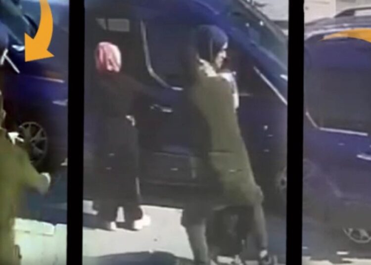 Üç kişi, genç kadını güpegündüz zorla kaçırdı 1 Üç kişi, genç kadını güpegündüz zorla kaçırdı