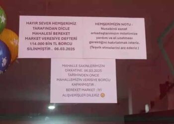 Mardin’de bir marketin 114 bin liralık veresiye borcunu hayırsever ödedi