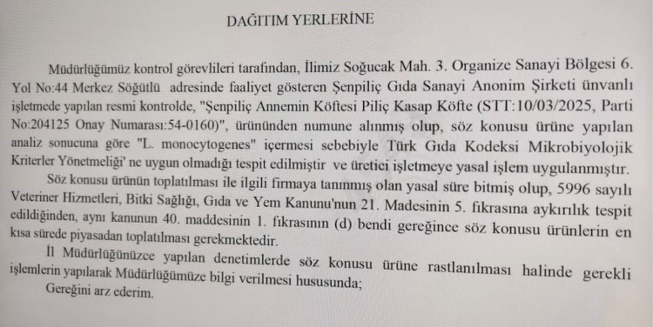Türkiye'nin dev tavuk firmasında zararlı bakteri çıktı: Market ve kasaplardan toplatılıyor