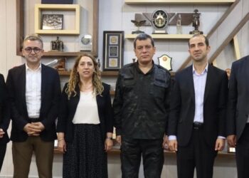 DEM Parti heyeti Mazlum Abdi’yle görüştü