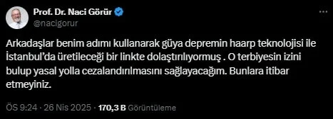 Naci Görür bu kez çok sert konuştu: 'O terbiyesizin izini bulup ceza almasını sağlayacağım' 2 Naci Görür bu kez çok sert konuştu: 'O terbiyesizin izini bulup ceza almasını sağlayacağım'