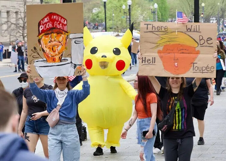 Pikachu bu kez Trump ve Musk'a karşı meydanlara indi 1 Pikachu bu kez Trump ve Musk’a karşı meydanlara indi