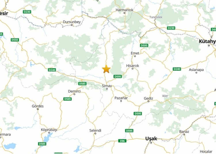 Türkiye beşik gibi… Simav’da 4,6 büyüklüğünde deprem
