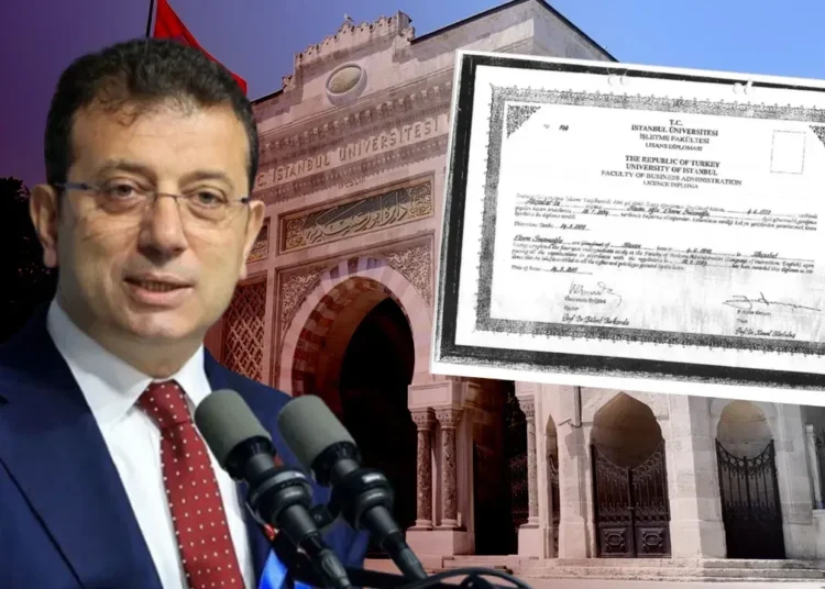 Bazı dekanlar imza atmadığı için İmamoğlu'nun diploması iptal edilememiş! 1 Bazı dekanlar imza atmadığı için İmamoğlu’nun diploması iptal edilememiş!