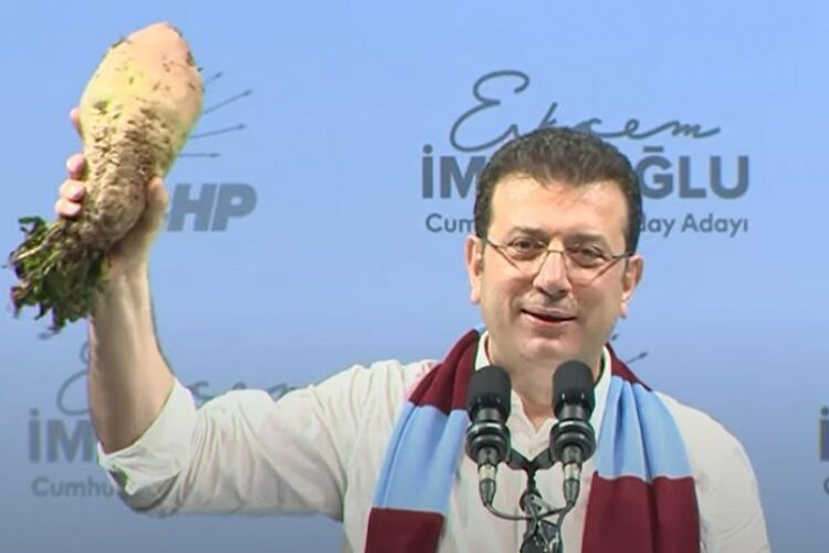 İmamoğlu: 'Beni tutukladılar, şimdi turp arıyorlar' 1 İmamoğlu: ‘Beni tutukladılar, şimdi turp arıyorlar’
