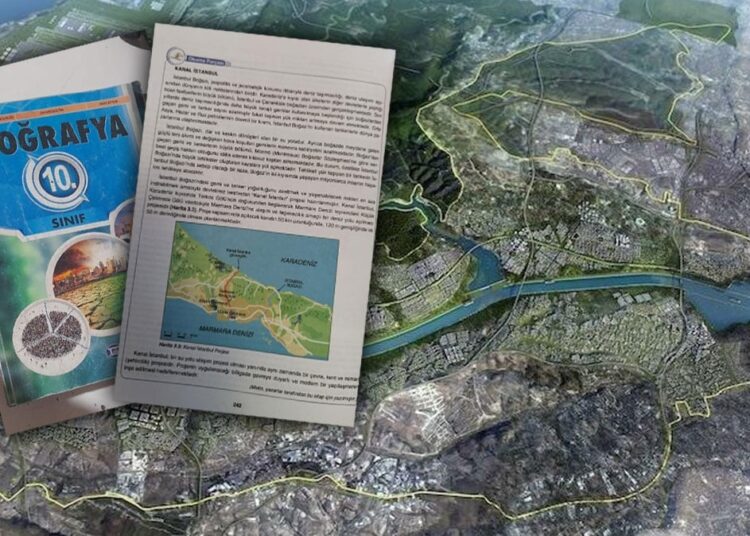 Kanal İstanbul okul kitaplarında gerçekleşmiş gibi anlatıldı 1 Kanal İstanbul okul kitaplarında gerçekleşmiş gibi anlatıldı