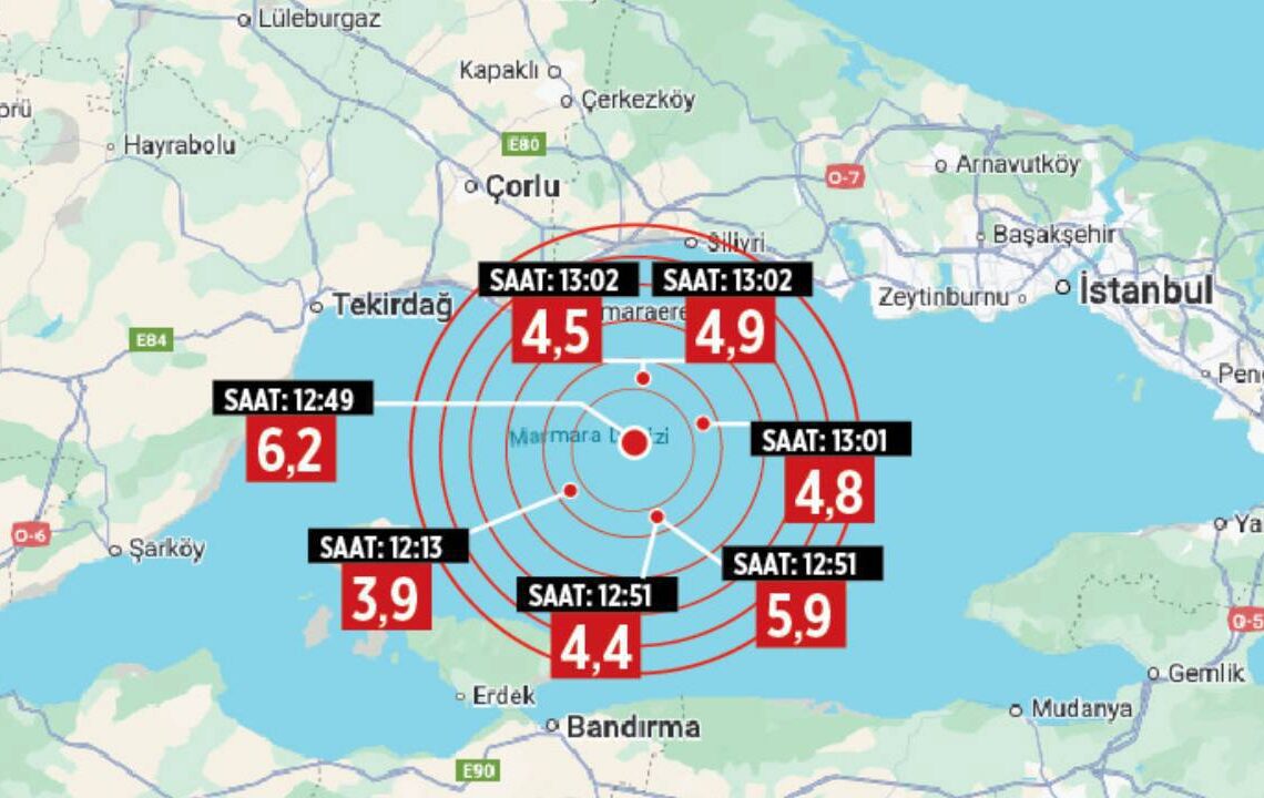 AFAD'dan Silivri depremi açıklaması: Depremin enerjisi 30 kTon TNT'ye eşdeğer 1 ABD Jeoloji Merkezi açıkladı: İşte İstanbul depreminde ilçe ilçe hissedilen şiddet
