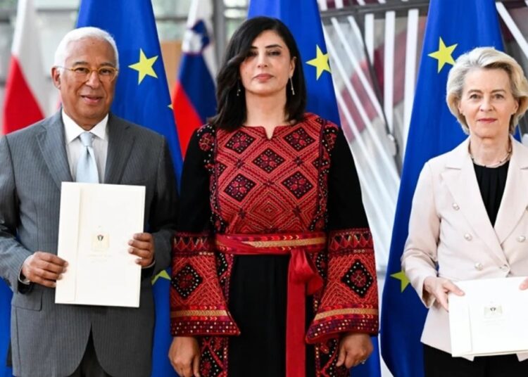 Filistin’in AB’deki ilk temsilcisi resmen görevine başladı