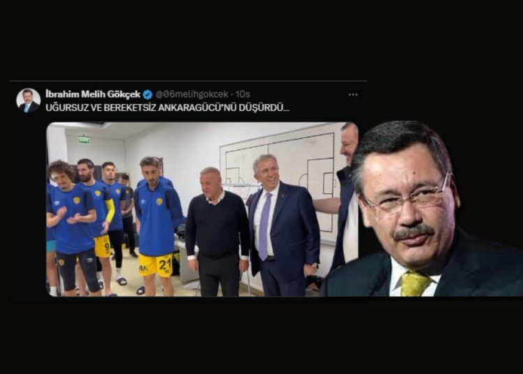 Ankaragücü küme düştü: Melih Gökçek, Mansur Yavaş'ı suçladı 1 Ankaragücü küme düştü: Melih Gökçek, Mansur Yavaş’ı suçladı