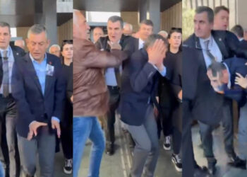 Özgür Özel’e AKM’de yumruklu saldırı