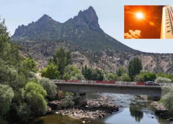 Eskişehir’in Sarıcakaya ilçesinde termometreler 43 dereceyi gördü