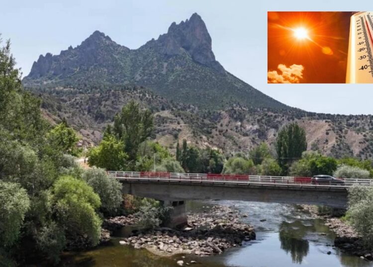 Eskişehir’in Sarıcakaya ilçesinde termometreler 43 dereceyi gördü