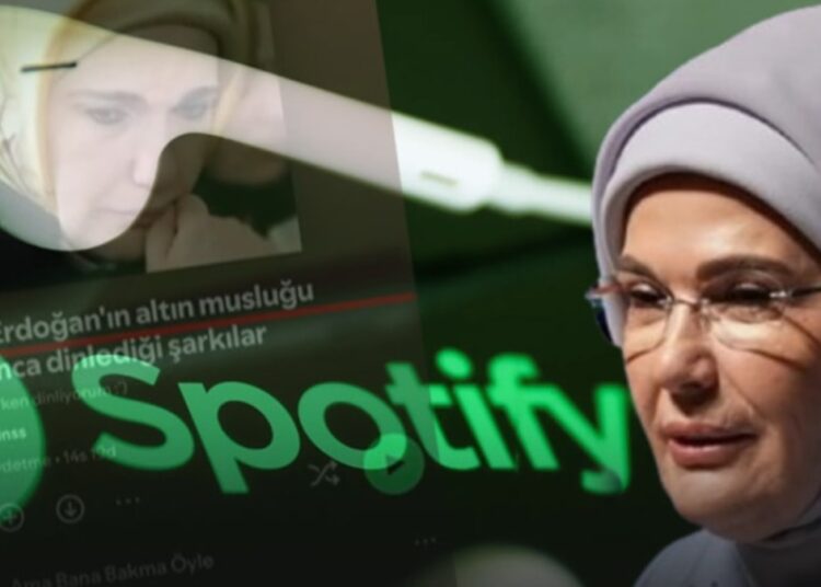 ‘Emine Erdoğan’ listeleri kriz yarattı: Spotify, Türkiye’den çekilebilir