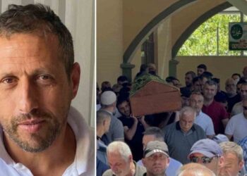 Görme engelli eşinin öldürdüğü adam toprağa verildi