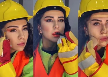 İtfaiyeci makyajı yapan fenomen tepki çekti