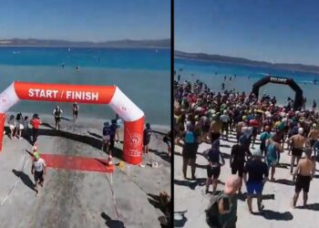 Koruma altındaki Salda Gölü'nde triatlon etkinliği düzenlendi 1 Koruma altındaki Salda Gölü’nde triatlon etkinliği düzenlendi