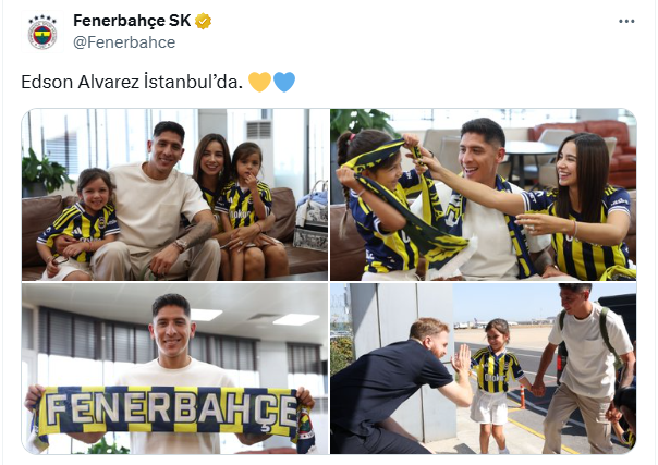 Fenerbahçe'nin yeni transferi İstanbul'a geldi.