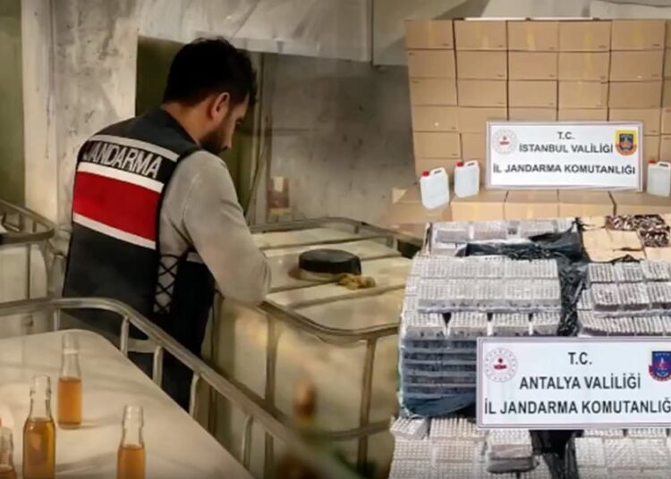 81 ilde sahte alkol operasyonu: 121 şüpheli gözaltına alındı