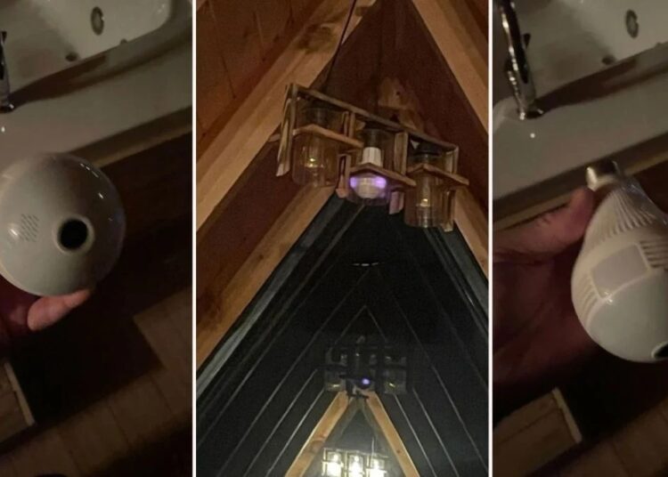 Bungalovda gizli kamera skandalı: Müşteriler getirdi sandım