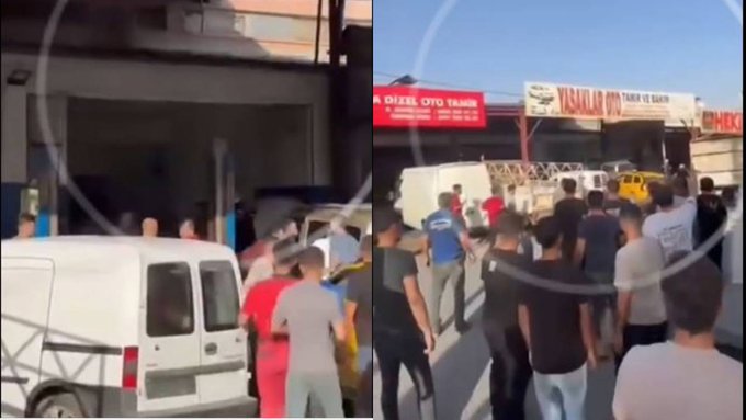 Sanayi sitesinde kavga: 1 kişi levye ile darbedilerek öldürüldü 1 Sanayi sitesinde kavga: 1 kişi levye ile darbedilerek öldürüldü