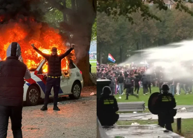 Hollanda'da korkutan yükseliş: Aşırı sağcı gösteri şiddete dönüştü 1 Hollanda’da korkutan yükseliş: Aşırı sağcı gösteri şiddete dönüştü