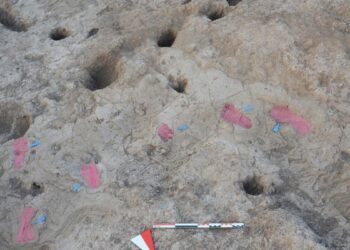 Reyhanlı’da 7 bin yıllık ayak izleri tespit edildi