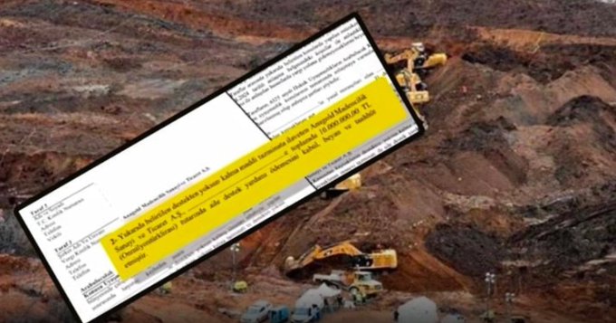 Maden şirketinden ahlaksız teklif: İliç'te ölen işçilerin ailelerine 16 milyonluk 'sus' parası 1 Maden şirketinden ahlaksız teklif: İliç’te ölen işçilerin ailelerine 16 milyonluk ‘sus’ parası