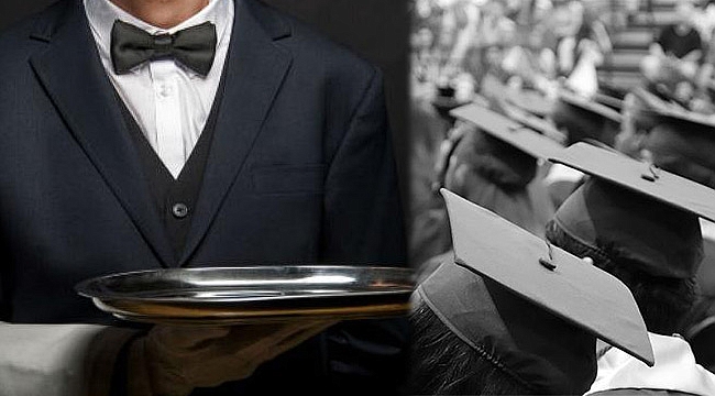 İŞKUR verileri: Üniversitelinin iş umudu garsonluk 1 İŞKUR verileri: Üniversitelinin iş umudu garsonluk