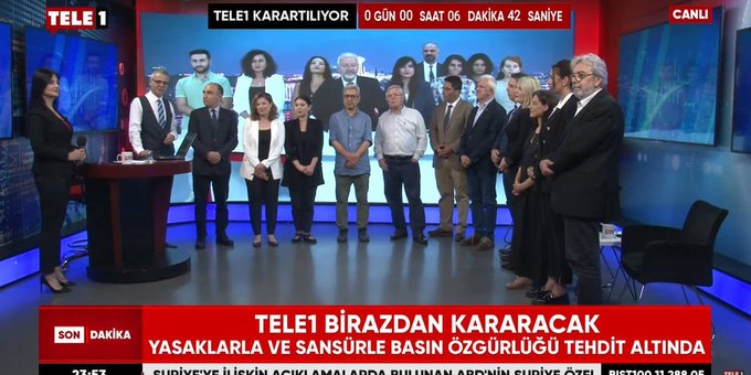 TELE1 ekranı 5 gün süreyle karartıldı 1 TELE1 ekranı 5 gün süreyle karartıldı