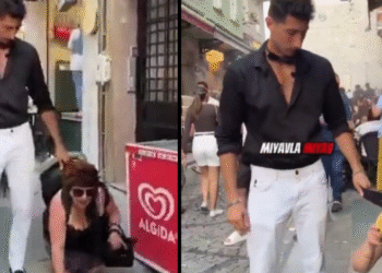 Beyoğlu’nda kadının boynuna tasma takıp gezdirdi: 2 tutuklama