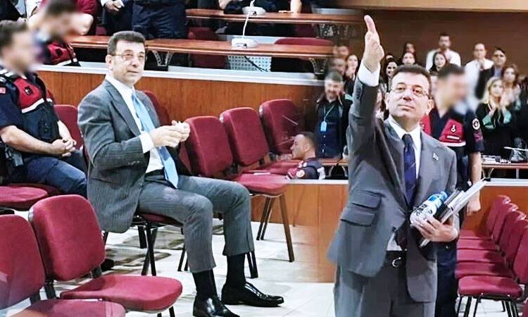 İmamoğlu: Mahkeme salonundaki birkaç saniyelik görüntümden mi korkuyorsunuz? 1 İmamoğlu: Mahkeme salonundaki birkaç saniyelik görüntümden mi korkuyorsunuz?