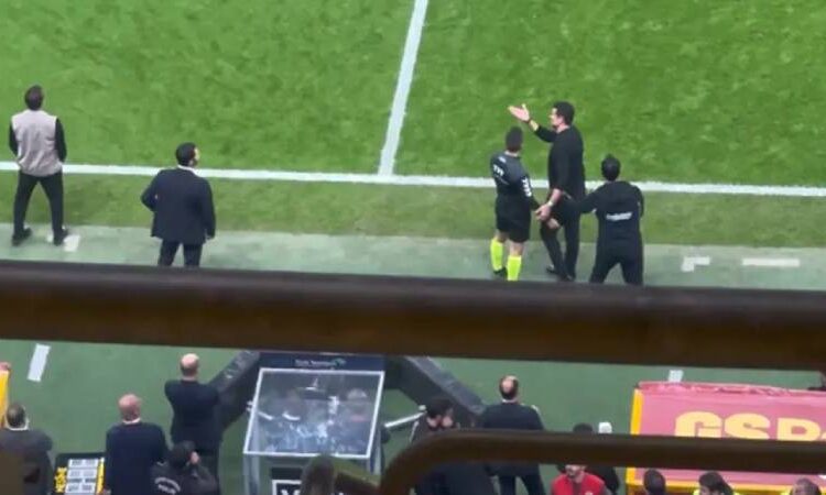 Galatasaray-Gençlerbirliği maçında Okan Buruk ile Volkan Demirel de tartıştı 1 Galatasaray-Gençlerbirliği maçında Okan Buruk ile Volkan Demirel de tartıştı